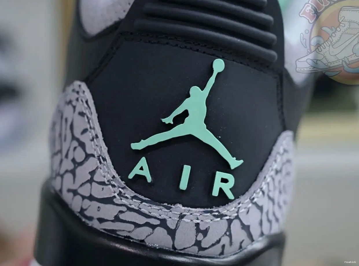 Green Glow Air Jordan 3 0613